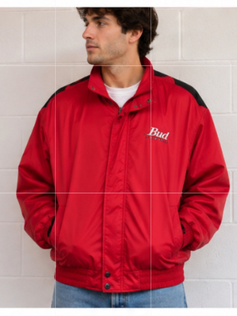 Bud racing jacket large